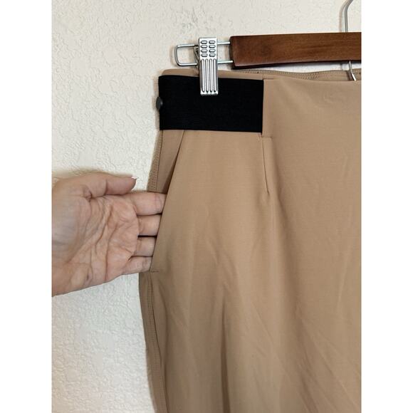 ADay Pants Medium Turn it Up Pull On BAL-LTE-89MD Beige Latte Classic Minimalist - Picture 7 of 9